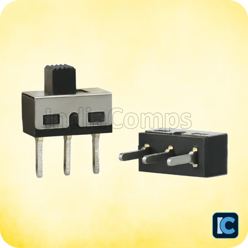 Slide Switch (TH Vertical - 3 Pin, 1 Circuit, 2 Position) Slide Switch (TH Vertical - 3 Pin, 1 Circuit, 2 Position)